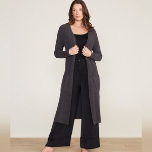 Barefoot DreamsBrown Cozy Chic Ultra Lite Long Cardigan Small Style 496